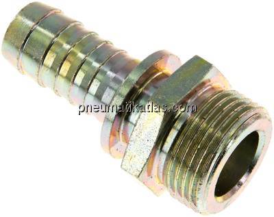 Gewindetülle, Sicherungsbund G 1"-19 (3/4")mm, Stahl verzinkt