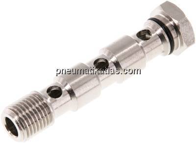 Hohlschraube für IQS-Ringstücke, G 1/4" 3-fach