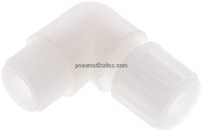 Winkel-Verschraubung G 3/8"-8x6mm, PVDF