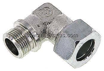 Winkel-Schneidringverschraub. G 3/4"-22 L (M30x2), Stahl verzinkt