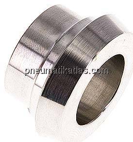 Kegelstutzen (Milchgewinde) 28mm Kegel-21,3mm, 1.4301