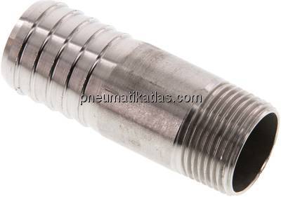 Gewindetülle ohne Bund R 3/4"-25 (1")mm, 1.4571