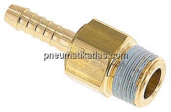 Gewindetülle, drehbar R 3/8"-6 (1/4")mm, Messing, PN 12
