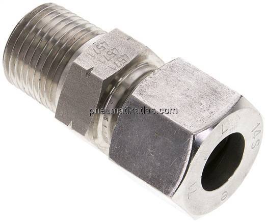Gerade Schneidringverschr. NPT 1/2"-14 S (M22x1,5), 1.4571