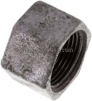 Verschlusskappe Rp 3/4", Temperguss verzinkt