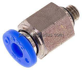 Gerader Steckanschluss UNF 10-32-5/32" (3,97 mm), IQS-Inch