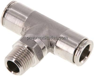 T-Steckanschluss R 1/4"-10mm, IQS-Edelstahl