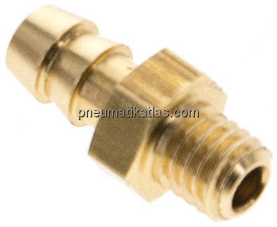 Gerader Steckanschluss M 5-4mm innen, Messing