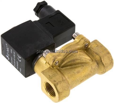 2/2-Wege Magnetventil G 3/8", stromlos geöffnet (NO),FKM Eco