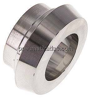 Kegelstutzen (Milchgewinde) 36mm Kegel-26,9mm, 1.4301