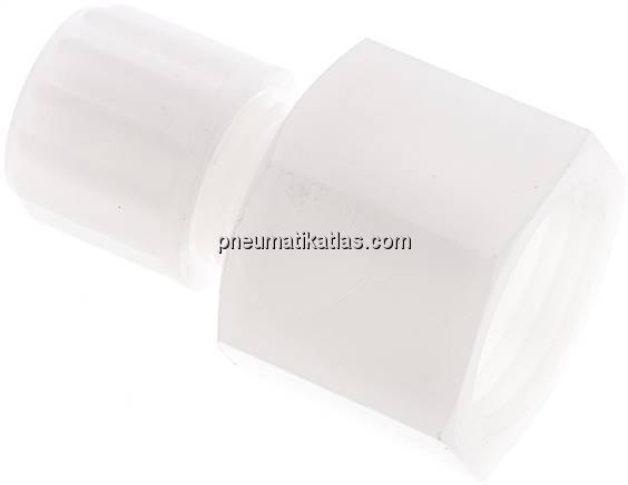 Aufschraub-Verschraubung G 1/2"-8x6mm, PVDF