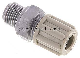 Gerade Verschraubung G 1/8"-6x4mm, PA