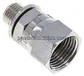 Einstellb. Einschraubverschr. UNF 3/4"-16(IG)-G 1/4"(AG)