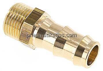 Steckanschluss G 3/8" AG, Messing, 12,7mm GSP-Schlauch