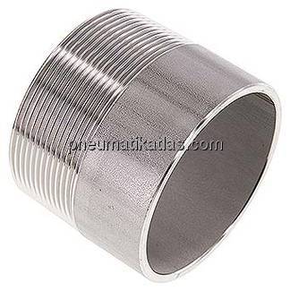 Anschweißnippel R 2-1/2"-60mm-76,1mm, 1.4571
