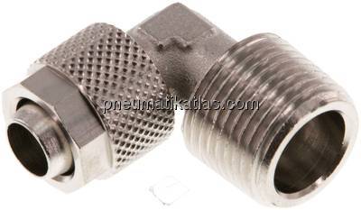 Winkel-Verschraubung R 3/8"-10x8mm, Messing vernickelt