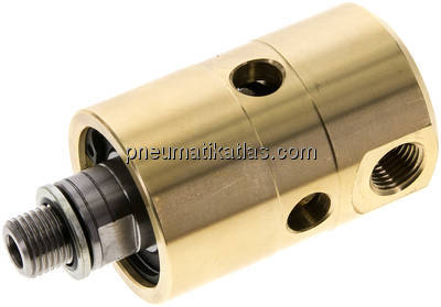 Drehdurchführung G 1/4", Welle G 1/4" LH