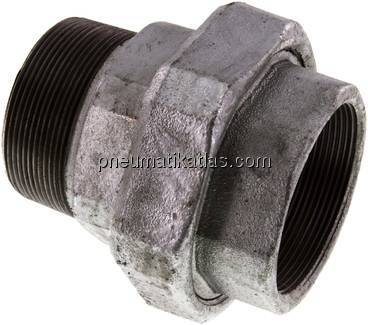 Verschraubung flach dichtend Rp/R 2-1/2" (IG/AG)