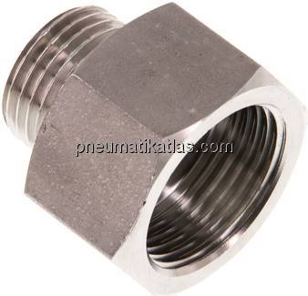 Reduziernippel G 1/2"(AG)-G 3/4"(IG), 1.4571