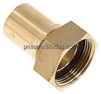 Schlauchtülle, EN14420-5 G 1-1/4"-32 (1-1/4")mm, Messing