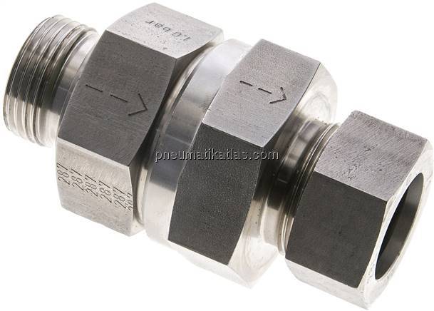 Hydraulik-Rückschlagventil 28 L (M36x2)-G 1", 1.4571