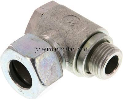 Winkel-Schwenkverschraubung G 1/2"-18 L (M26x1,5), Stahl verzinkt