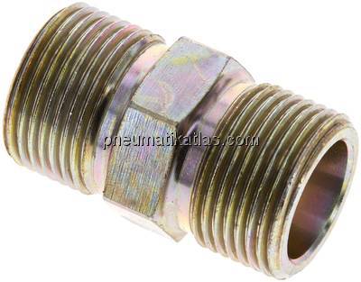 Doppelnippel (nach DIN 8537/20036) G 3/4", Stahl / Temperguss