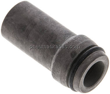 Anschweißnippel 16 x 2,5mm, Stahl phosphatiert