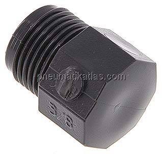 Verschlussstopfen, PVC-U, G 3/8"