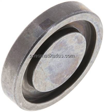 Blindplatte 3/4"-SAE (3000 PSI) (38,1mm) - ISO 6162