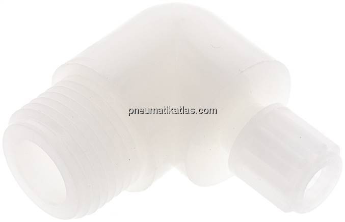 Winkel-Verschraubung G 1/2"-6x4mm, PVDF