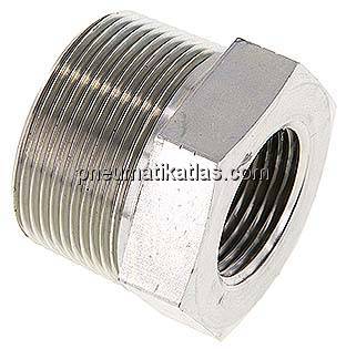 Reduziernippel NPT 1-1/2"(AG)-NPT 1"(IG), Stahl verzinkt