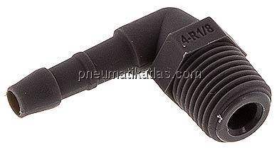 Winkel-Gewindetülle R 1/8"-4mm, PA 6