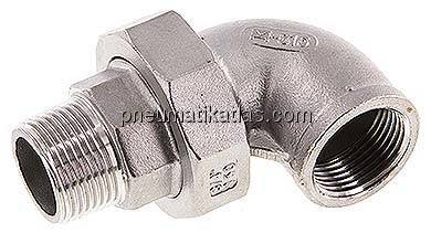 Winkel-Verschraubung konisch dichtend Rp/R 3/4"(IG/AG)