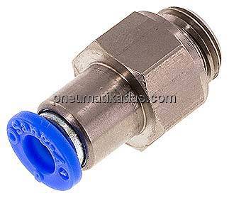 Rückschlagventil G 1/4"-6mm, Durchfluss vom Gewinde zum Schlauch, IQS-Standard