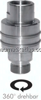 Hochdruck-Drehgelenk G 1/4", 1.4571
