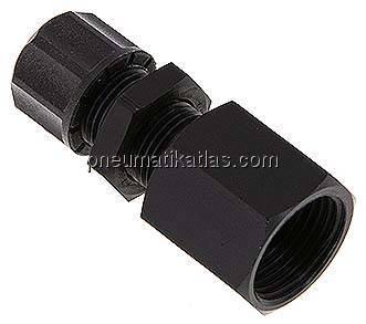Aufschraub-Schott-Verschraubung G 3/8"-8x6mm,Aluminium