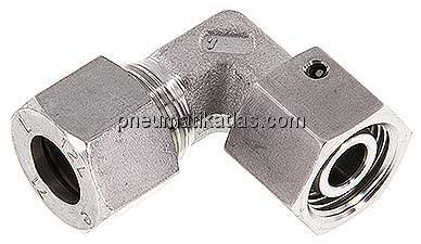 Einstellb. Winkel-Schneidringverschr. 12 L (M18x1,5), 1.4571