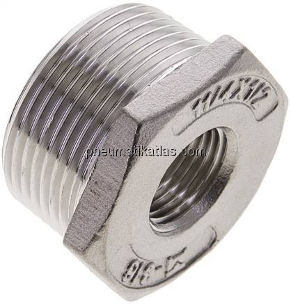 Reduziernippel R 1-1/4"(AG)-Rp 1/2"(IG), 1.4408