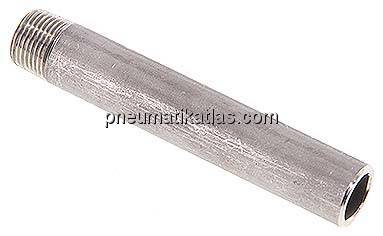 Anschweißnippel R 3/8"-100mm-17,2mm, 1.4571