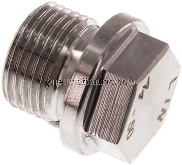 Verschlussstopfen Außenskt. G 3/8", V4A