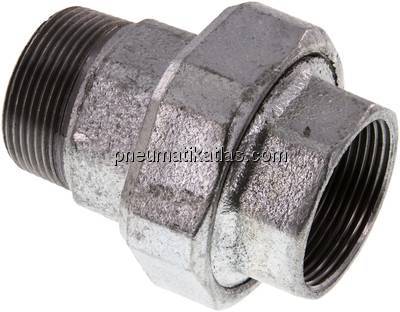 Verschraubung flach dichtend Rp/R 1-1/2" (IG/AG)