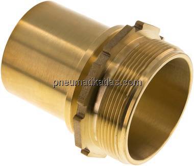 Gewindetülle, EN14420-5 G 2-1/2"-63 (2-1/2")mm, Messing