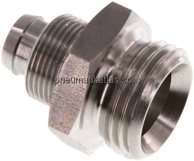 Gerades Gewindestück G 1/2"-12x10mm, 1.4571 ohne Mutter