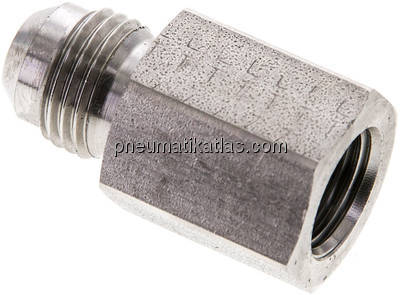 Reduziernippel UNF 9/16"-18(JIC-AG)-G 1/4"(IG), 1.4571