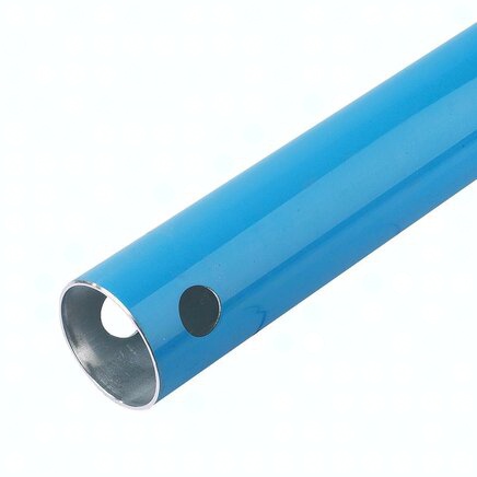 1003A63 04 Transair Aluminiumrohr blau D63 3mtr