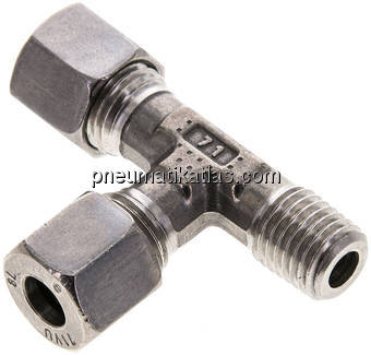 LE-Schneidringverschraubung M 12x1,5 (konisch)-8 L (M14x1,5), 1.4571