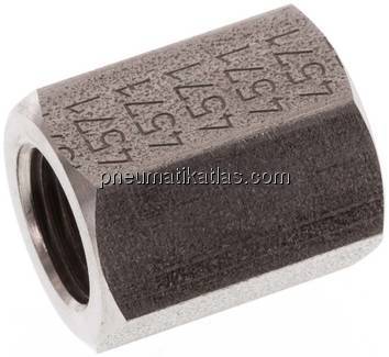 Hochdruck-Muffe G 1/8"-G 1/8", 1.4571