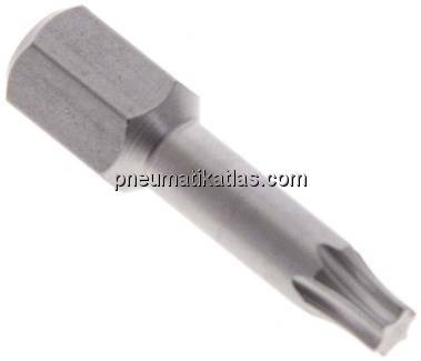 Bit, 1/4" (6,3mm), TX15, Edelstahl