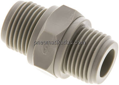 Doppelnippel G 1/2"-G 1/2", Polypropylen